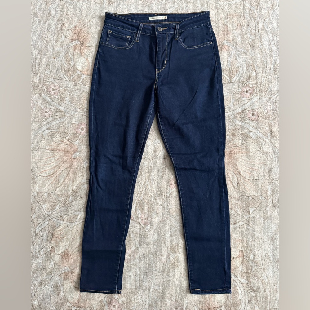 Levi's Women's Dark Indigo High-Rise Skinny Jeans